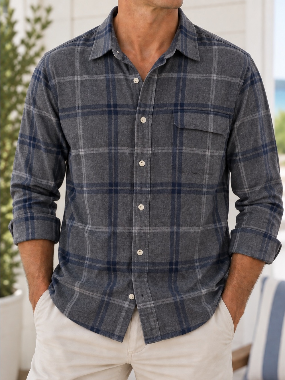 Joe’s Jeans Collection Mens 100% cotton button up